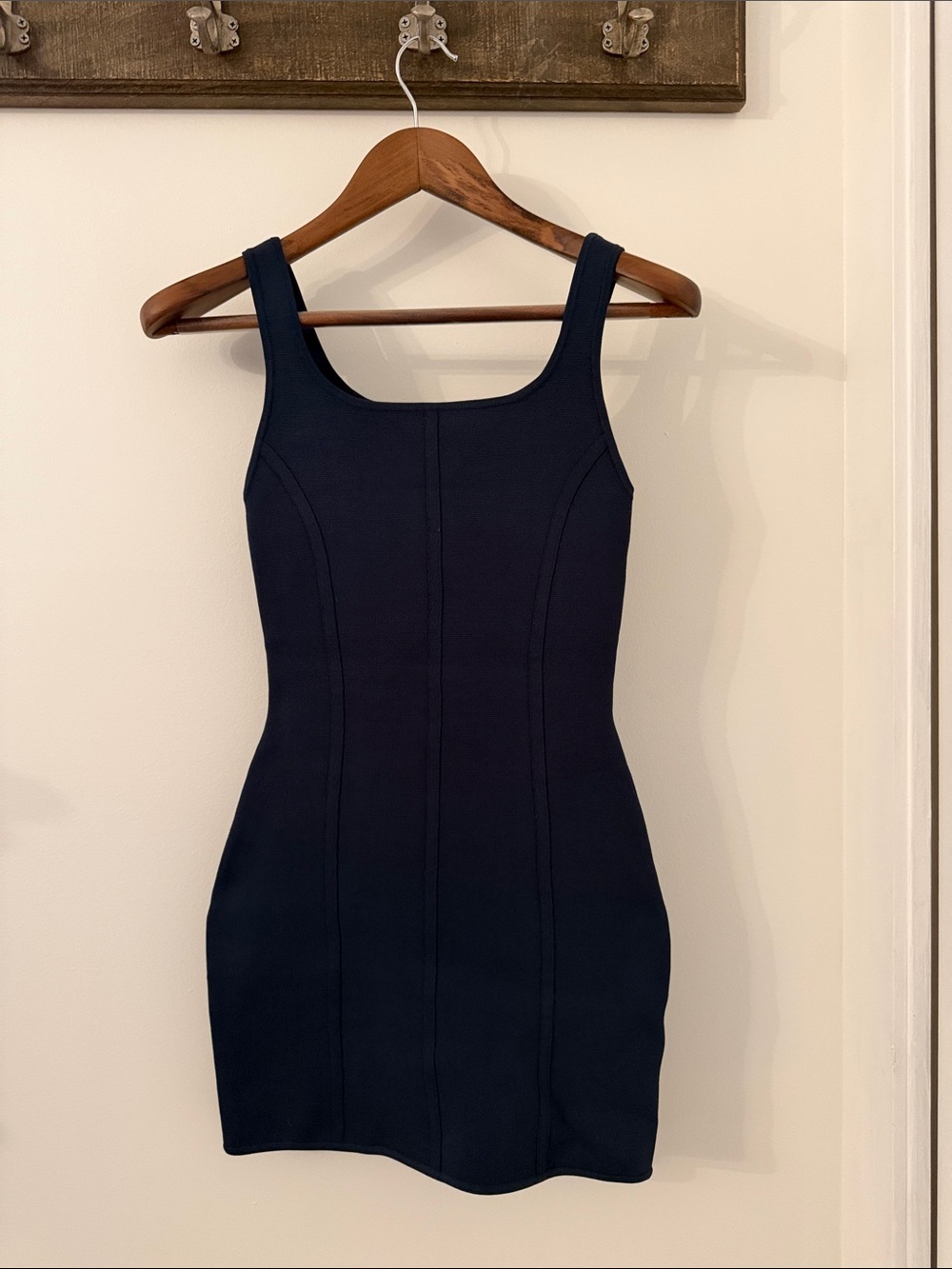 Babaton Artizia Navy Tank Bodycon Dress Size XS